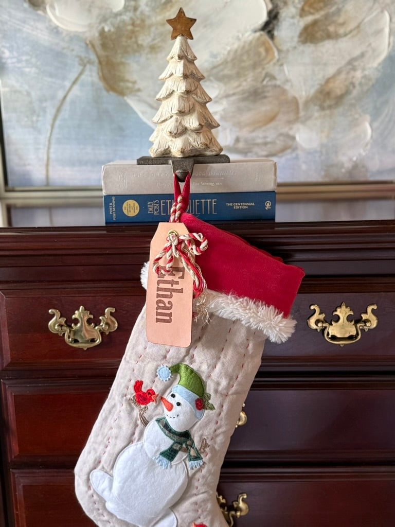 Christmas Stocking Tags: Made to Order