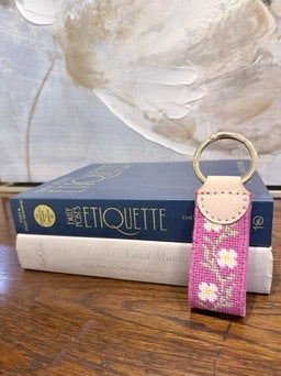Needlepoint Key Fob