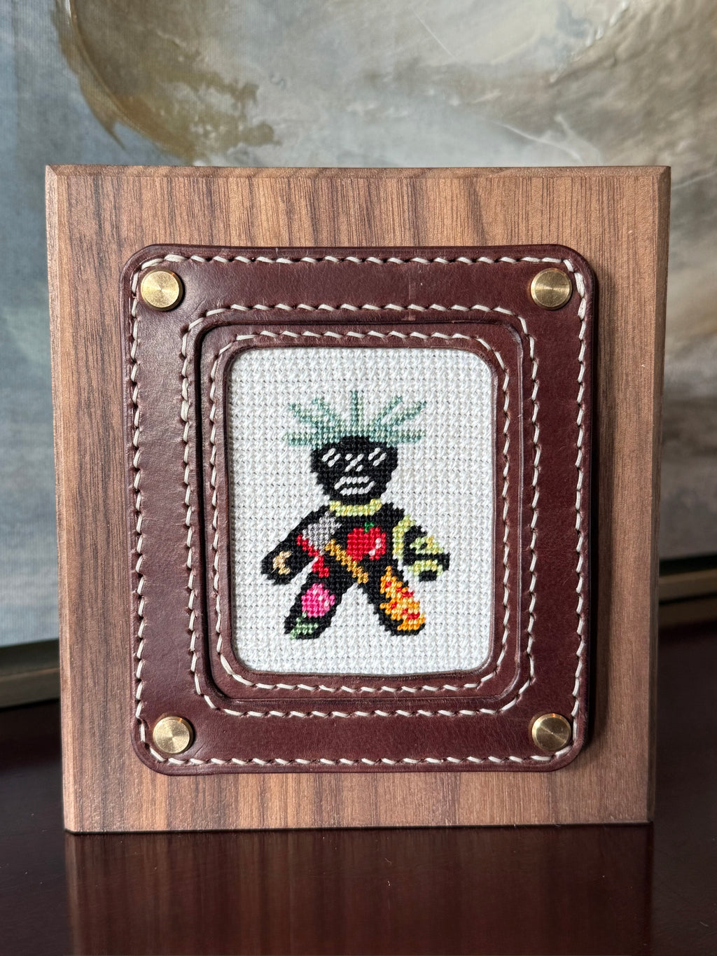 Gentleman's Needlepoint Display