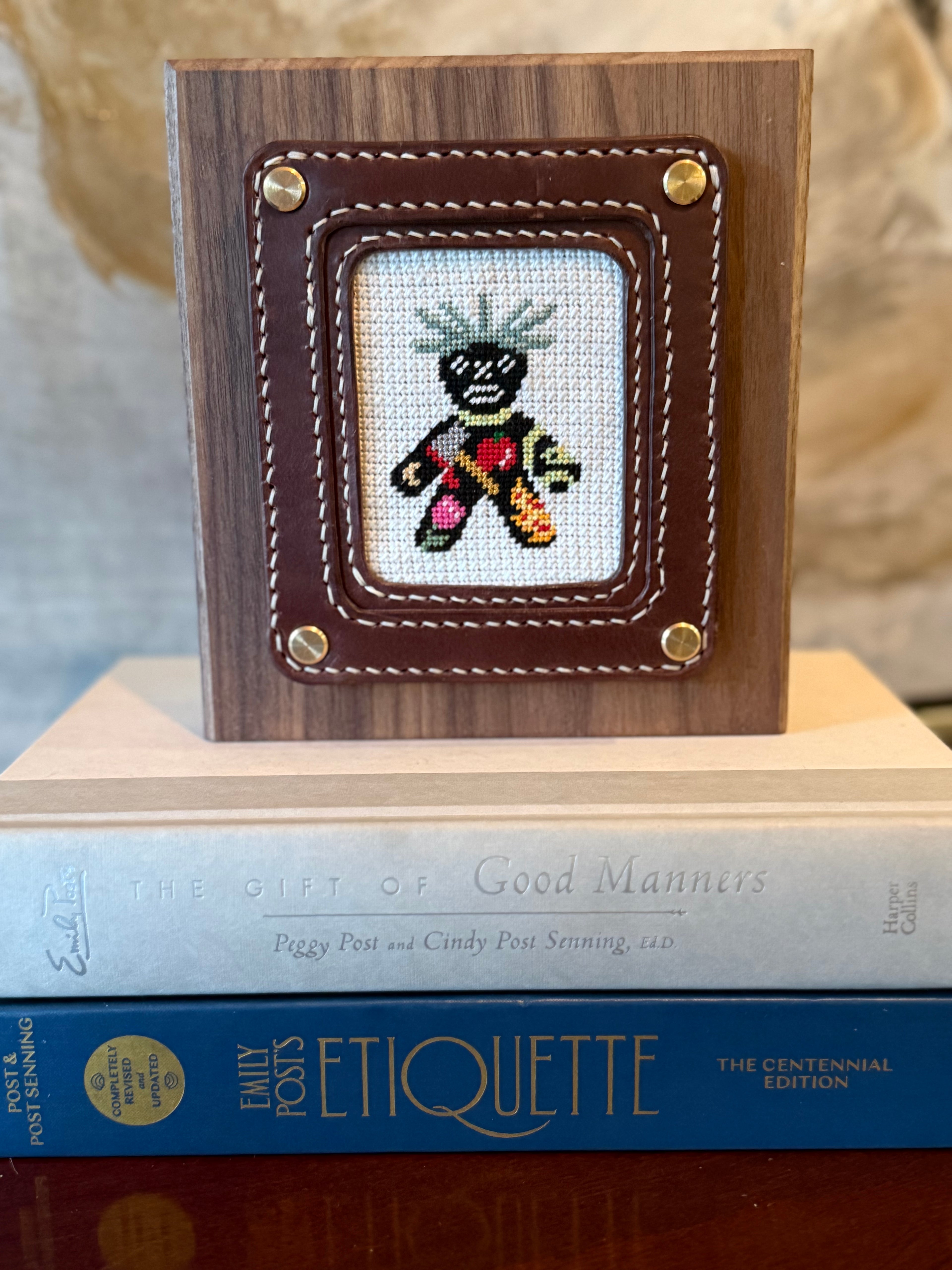 Gentleman's Needlepoint Display