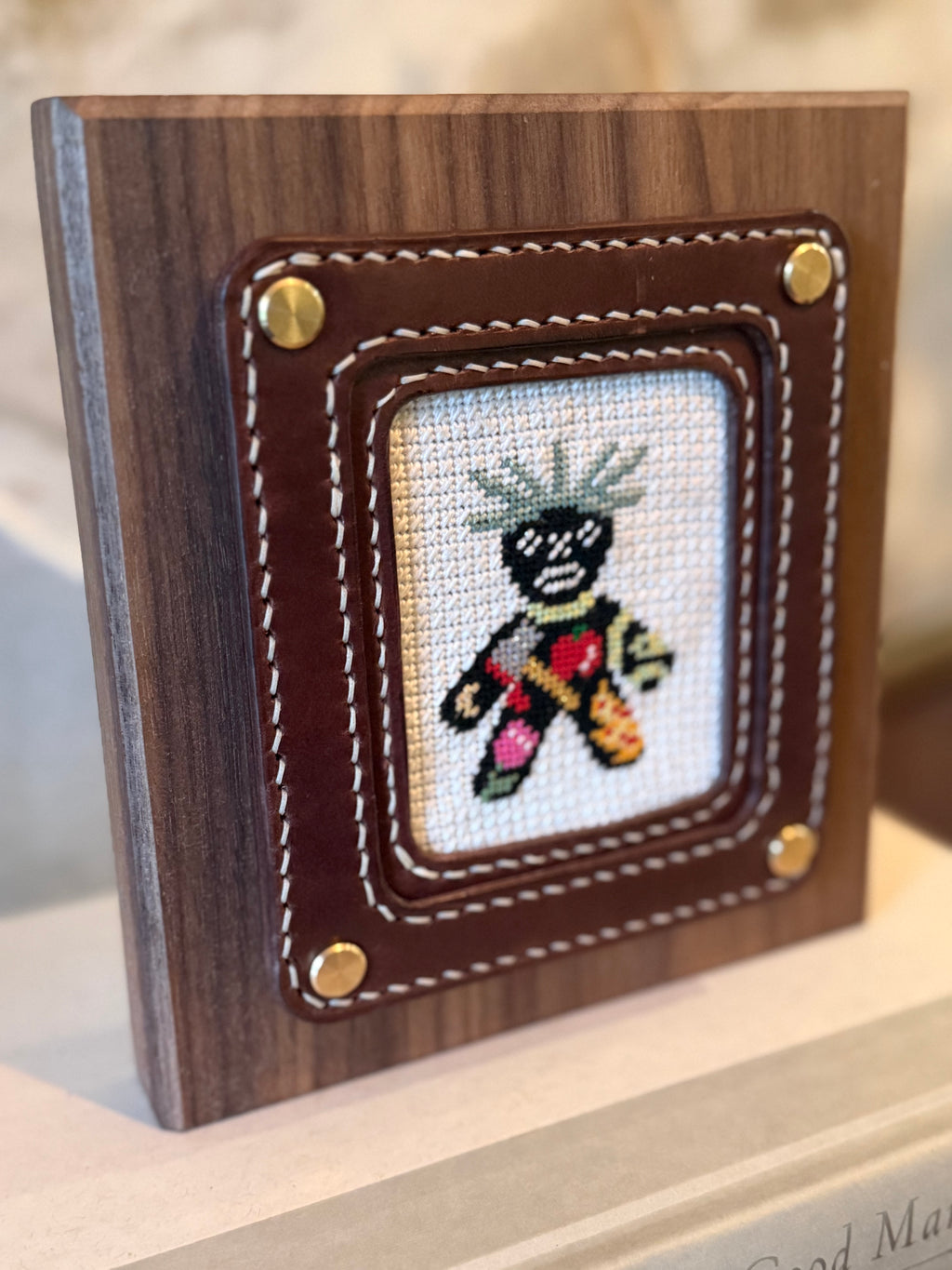Gentleman's Needlepoint Display